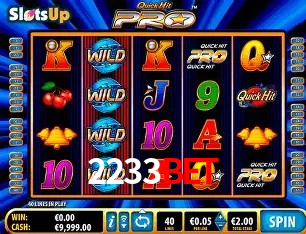 Slots no Site 2233Bet